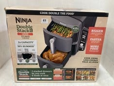 NINJA DOUBLE STACK XL 9.5L AIR FRYER - MODEL NO. SL400UK - RRP £269