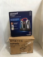 VYTRONIX CYCLONIC VACUUM CLEANER - MODEL NO. VTBC01 AND BISSELL SPOTCLEAN PRO HEAT PORTABLE CARPET & UPHOLSTERY WASHER - RRP £139