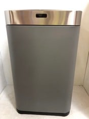 TOWER 75L RECTANGULAR SENSOR BIN TITANIUM