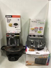 6 X ASSORTED ITEMS TO INCLUDE RUSSELL HOBBS STAINLESS STEEL KETTLE