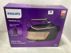 PHILIPS PERFECTCARE SERIES 6000 STEAM GENERATOR IRON BLACK - RRP £266