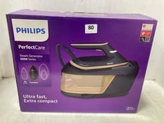 PHILIPS PERFECTCARE SERIES 6000 STEAM GENERATOR IRON BLACK - RRP £266