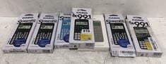 7 X CALCULATORS TO INCLUDE CASIO FX-991DEX SCIENTIFIC CALCULATOR