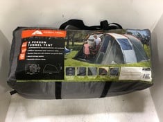 OZARK TRAIL 6 PERSON TUNNEL TENT GREY/ORANGE - RRP £119