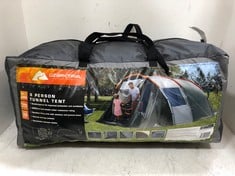 OZARK TRAIL 6 PERSON TUNNEL TENT GREY/ORANGE - RRP £119