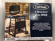 UNIFLAME 2 BURNER GAS BBQ - RRP £99