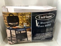 UNIFLAME 2 BURNER GAS BBQ - RRP £99