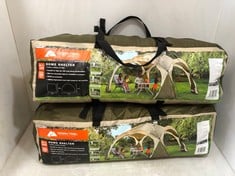 2 X OZARK TRAIL DOME SHELTER KHAKI