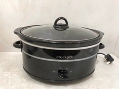 CROCKPOT MANUAL SLOW COOKER 6.5L