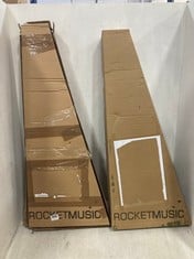 2 X ROCKET MUSIC 1/2 SIZE CLASSICAL SPANISH GUITAR - NATURAL