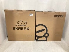 COMFIER SHIATSU FOOT MASSAGER MACHINE CF-5913 (UK) AND SNAILAX SHIATSU FOOT MASSAGER WITH HEAT SL-593-NW