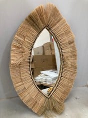 3 X STONE THE CROWS LARGE OVAL GRASSES MIRROR - - TOTAL RRP £100