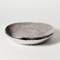 6 X STONE THE CROWS LARGE BOWL - GREY - (H) 7 X (W) 30 X (D) 26 CM - TOTAL RRP £288