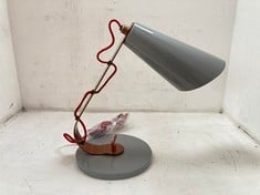 1 X STONE THE CROWS T DUCK SMALL DESK LAMP IN DARK GREY COPPER