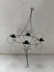 4 X STONE THE CROWS HANGING BIG TOP CANDELABRA - HEIGHT 60CM - TOTAL RRP £152