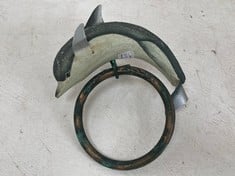 24 X STONE THE CROWS TOWEL RING - DOLPHIN - DIAMETER 13CM - TOTAL RRP £672