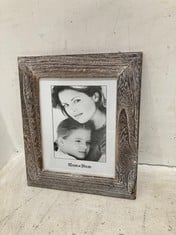 24 X STONE THE CROWS PHOTO FRAME 8 X 10 - WOOD RELIEF - HGT 34CM - TOTAL RRP £312