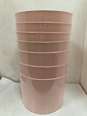 7 X STONE THE CROWS SHADE NUMBER FIVE : PASTEL PINK - TOTAL RRP £400