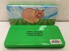 47 X STONE THE CROWS ANIMAL CRACKERS PIG PENCIL CASE