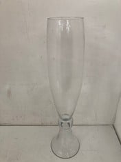 8 X STONE THE CROWS LARGE GOBLET VASE - HEIGHT 58CMS - TOTAL RRP £224