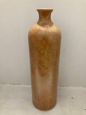 4 X STONE THE CROWS LARGE VASE - SAND -HGT 56CM - TOTAL RRP £132