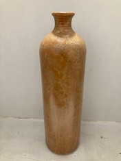 4 X STONE THE CROWS LARGE VASE - SAND -HGT 56CM - TOTAL RRP £132