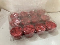 144 X STONE THE CROWS LARGE RED HEART - 100PIECES-WTH 2.5CM - TOTAL RRP £864