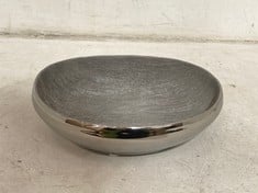 12 X STONE THE CROWS SMALL BOWL - GREY - (H) 5.5 X (W) 21 X (D) 18 CM - TOTAL RRP £264