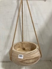 5 X STONE THE CROWS LARGE DEEP ROUND HANGING PLANTER