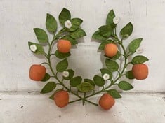 5 X STONE THE CROWS WALL WREATH - ORANGES- - TOTAL RRP £175