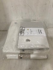 3 X ASSORTED JOHN LEWIS BEDDING TO INCLUDE JOHN LEWIS SOFT & SILKY COTTON DOUBLE DUVET COVER