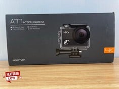 APEMAN A77 ACTION CAMERA 4K - BLACK - RRP £59.99