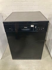 SWAN FREESTANDING FULL SIZE DISHWASHER IN BLACK - MODEL NO. SDW751150B - RRP £219 (ZONE 3)