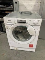 BAUMATIC FREESTANDING INTEGRATED WASHING MACHINE IN WHITE - MODEL NO. BWI147D4E-80 - RRP £349 (ZONE 3)