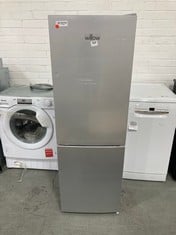 WILLOW FREESTANDING 157L 70/30 FRIDGE FREEZER IN SILVER - MODEL NO. WFF157S - RRP £229 (ZONE 3)