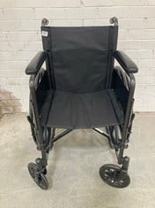 DRIVE DEVILBISS SILVER SPORT MANUAL WHEELCHAIR IN BLACK - RRP £120 (ZONE 3)