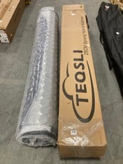 TEQSLI KING SIZE (150 X 200CM) ROLLED SPRUNG HYBRID MATTRESS - RRP £280 (ZONE 3)