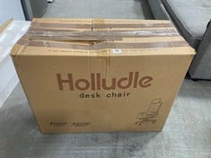 HOLLUDLE ERGONOMIC OFFICE DESK CHAIR - MODEL NO. SHAPER1-GR - RRP £180 (ZONE 2)