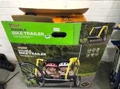 DOUBLE BIKE TRAILER TO INCLUDE 3 BIKE REAR MOUNTED BIKE RACK (ZONE 4)