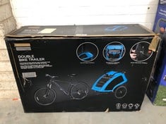 ADVANCED DOUBLE BIKE TRAILER - ITEM NO. 618142 - RRP £299 (ZONE 4)