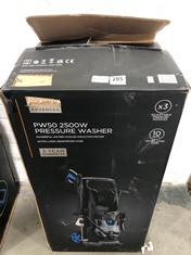 ADVANCED PW50 2500W PRESSURE WASHER - ITEM NO. 708462 - RRP £255 (ZONE 4)