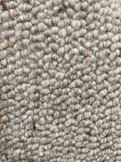 APPROX 4 X 4M ROLLED CARPET IN RAW LINEN (ZONE 4) (COLLECTION ONLY)