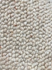 APPROX 4.8 X 4M ROLLED CARPET IN IVORY (ZONE 4) (COLLECTION ONLY)