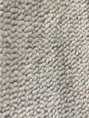 APPROX 5.4 X 5M ROLLED CARPET IN IVORY (ZONE 4) (COLLECTION ONLY)