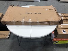 ROUND FOLDING PICNIC TABLE IN WHITE (ZONE 4)