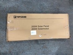 TOPSOLAR 200W SOLAR PANEL - RRP £171 (ZONE 4)