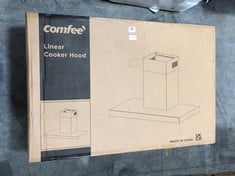 COMFEE 90CM LINEAR COOKER HOOD - MODEL NO. KWH-90TSHM77A++ - RRP £200 (ZONE 2)