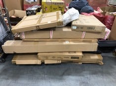 PALLET OF ASSORTED FURNITURE / PARTS TO INCLUDE VIDA DESIGNS MILAN BUNK BED FRAME IN GREY (PART) (ZONE 5)