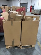 PALLET OF ASSORTED ITEMS TO INCLUDE 16'' STAND FAN WITH ROUND BASE (ZONE 5)