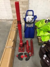 SEALEY COIL SPRING HYDRAULIC COMPRESSING STATION - MODEL NO. RE231 - RRP £521 AND SYKES PICKAVANT ELECTRIC BRAKE BLEEDER - MODEL NO. 1880 EKA - RRP £759 (ZONE 5)